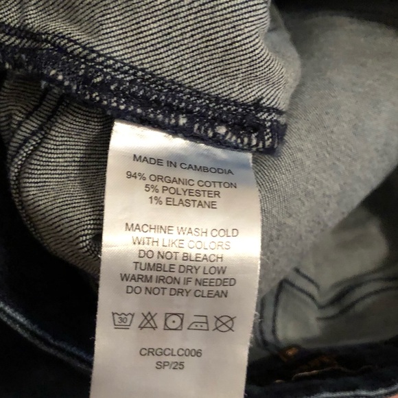 Quince Bella Stretch Patch Pocket Wide Leg Jeans Midnight Blue - Picture 5 of 6